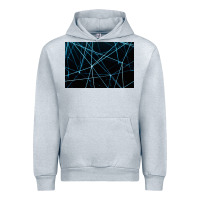 Heather Grey network background Urban Hoodie - linhVisuals