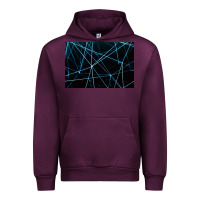 Mauve Wine network background Urban Hoodie - linhVisuals