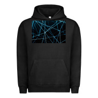 Pigment Black network background Urban Hoodie - linhVisuals