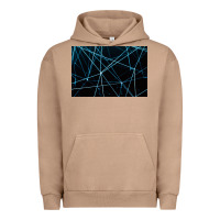 Pigment Burro network background Urban Hoodie - linhVisuals