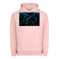Pigment Salmon network background Urban Hoodie - linhVisuals