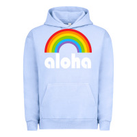 Pigment Grape Ice Aloha Rainbow Hawaii 808 Island Hawaiian Urban Hoodie - linhVisuals
