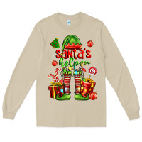Mushroom santa s helper Long Sleeve Tee - FaDigitalArtStudio