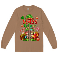 Toasted Coconut santa s helper Long Sleeve Tee - FaDigitalArtStudio