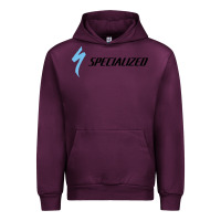 Mauve Wine Specialized Bikes Bicycle Urban Hoodie - linhVisuals