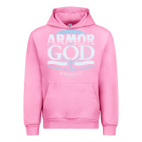 Fuchsia Pink armor of god bible verse scripture Urban Hoodie - linhVisuals