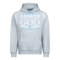 Heather Grey armor of god bible verse scripture Urban Hoodie - linhVisuals