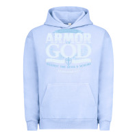 Pigment Grape Ice armor of god bible verse scripture Urban Hoodie - linhVisuals