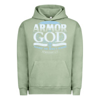 Pigment Oil Green armor of god bible verse scripture Urban Hoodie - linhVisuals