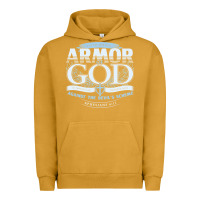 Pigment Peanut Butter armor of god bible verse scripture Urban Hoodie - linhVisuals