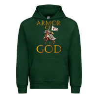 Forest Green armor of god ephesians bible verse Urban Hoodie - linhVisuals