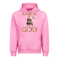 Fuchsia Pink armor of god ephesians bible verse Urban Hoodie - linhVisuals