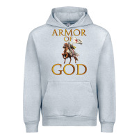 Heather Grey armor of god ephesians bible verse Urban Hoodie - linhVisuals