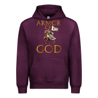Mauve Wine armor of god ephesians bible verse Urban Hoodie - linhVisuals