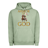 Pigment Oil Green armor of god ephesians bible verse Urban Hoodie - linhVisuals
