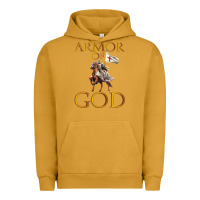 Pigment Peanut Butter armor of god ephesians bible verse Urban Hoodie - linhVisuals