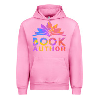 Fuchsia Pink book author funny author book writing Urban Hoodie - linhVisuals