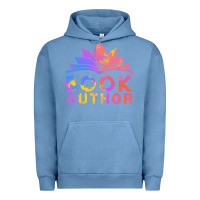 Pigment Pebble Blue book author funny author book writing Urban Hoodie - linhVisuals