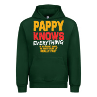Forest Green pappy knows everything Urban Hoodie - linhVisuals