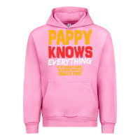 Fuchsia Pink pappy knows everything Urban Hoodie - linhVisuals