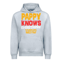 Heather Grey pappy knows everything Urban Hoodie - linhVisuals