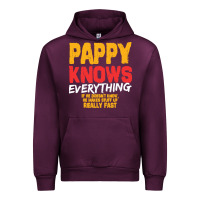 Mauve Wine pappy knows everything Urban Hoodie - linhVisuals