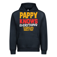 Navy pappy knows everything Urban Hoodie - linhVisuals