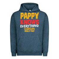 Pigment Midnight Navy pappy knows everything Urban Hoodie - linhVisuals