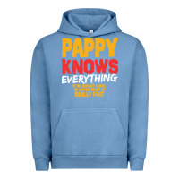 Pigment Pebble Blue pappy knows everything Urban Hoodie - linhVisuals