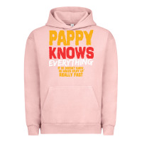 Pigment Salmon pappy knows everything Urban Hoodie - linhVisuals