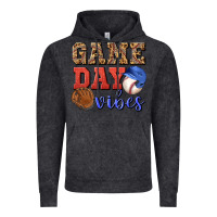 Vintage Black game day vibes Vintage Hoodie - BundleAndBundleShop