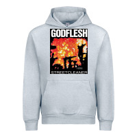Heather Grey GODFLESH Streetcleaner Urban Hoodie - linhVisuals
