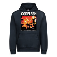 Navy GODFLESH Streetcleaner Urban Hoodie - linhVisuals
