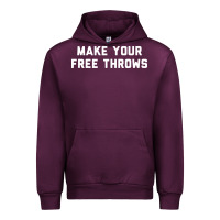 Mauve Wine make your free throws Urban Hoodie - linhVisuals