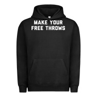Pigment Black make your free throws Urban Hoodie - linhVisuals
