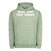 Pigment Oil Green make your free throws Urban Hoodie - linhVisuals