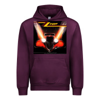Mauve Wine Zz Töp Legend Urban Hoodie - linhVisuals