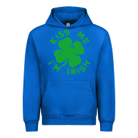 Cobalt kiss me im irish funny saint patrick day womens Urban Hoodie - linhVisuals