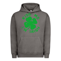 Pigment Tornado kiss me im irish funny saint patrick day womens Urban Hoodie - linhVisuals