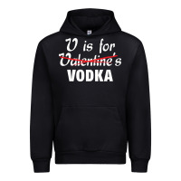 Black is for vodka valentine's day Urban Hoodie - linhVisuals