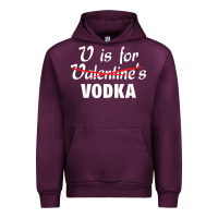 Is For Vodka Valentine's Day Urban Hoodie | Teevron
