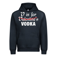 Navy is for vodka valentine's day Urban Hoodie - linhVisuals