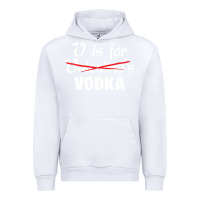 White is for vodka valentine's day Urban Hoodie - linhVisuals