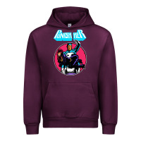 Mauve Wine superhero punish her Urban Hoodie - linhVisuals