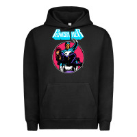 Pigment Black superhero punish her Urban Hoodie - linhVisuals