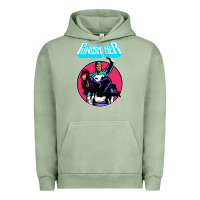 Pigment Oil Green superhero punish her Urban Hoodie - linhVisuals