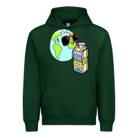 Forest Green wrld drink Urban Hoodie - linhVisuals