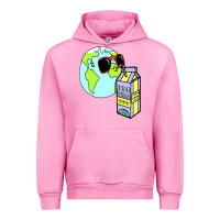 Fuchsia Pink wrld drink Urban Hoodie - linhVisuals