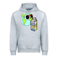 Heather Grey wrld drink Urban Hoodie - linhVisuals