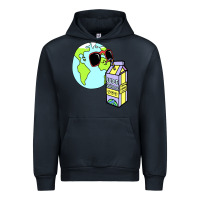 Navy wrld drink Urban Hoodie - linhVisuals